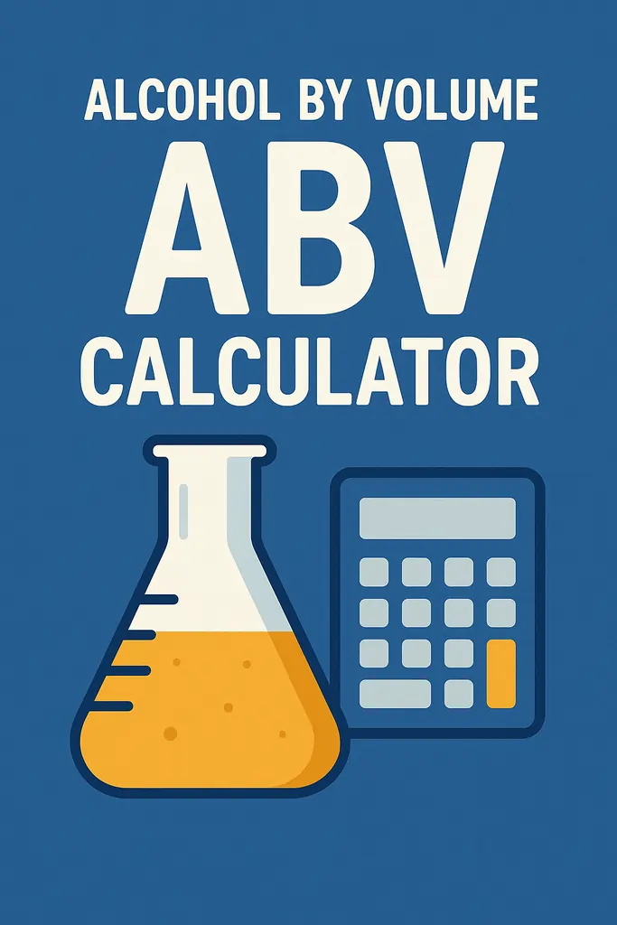 Alcohol By Volume (ABV) Calculator