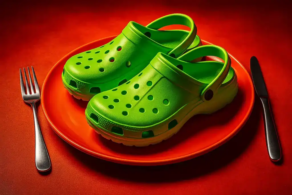 Eating your Crocs should be absolutely off the table.